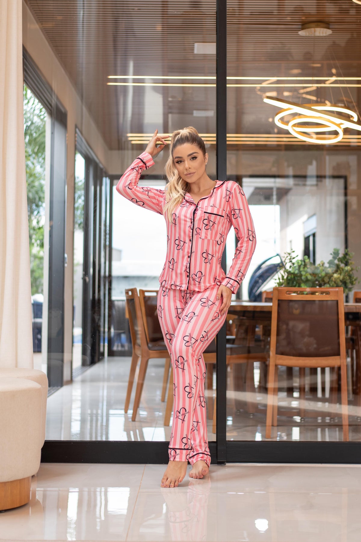 Americano calça com Manga longa Sweet Dreams Pandite