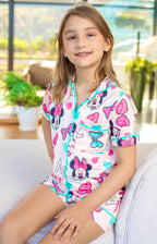 Americano Short Infantil Letra M Pandite