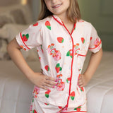 Americano Short Infantil MORANGUINHO - Pandite pijamas