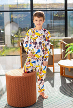 Manga Longa Tradicional infantil  turma disney - pandite pijamas