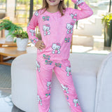 Manga Longa Tradicional infantil hello kitty   - pandite pijamas