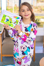 Manga Longa Tradicional infantil minnie e margarida  - pandite pijamas