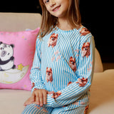 Manga Longa Tradicional infantil cachorrinho spitz- pandite pijamas