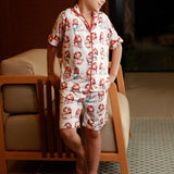 Americano Short Infantil  jesus e ovelhinha - Pandite pijamas