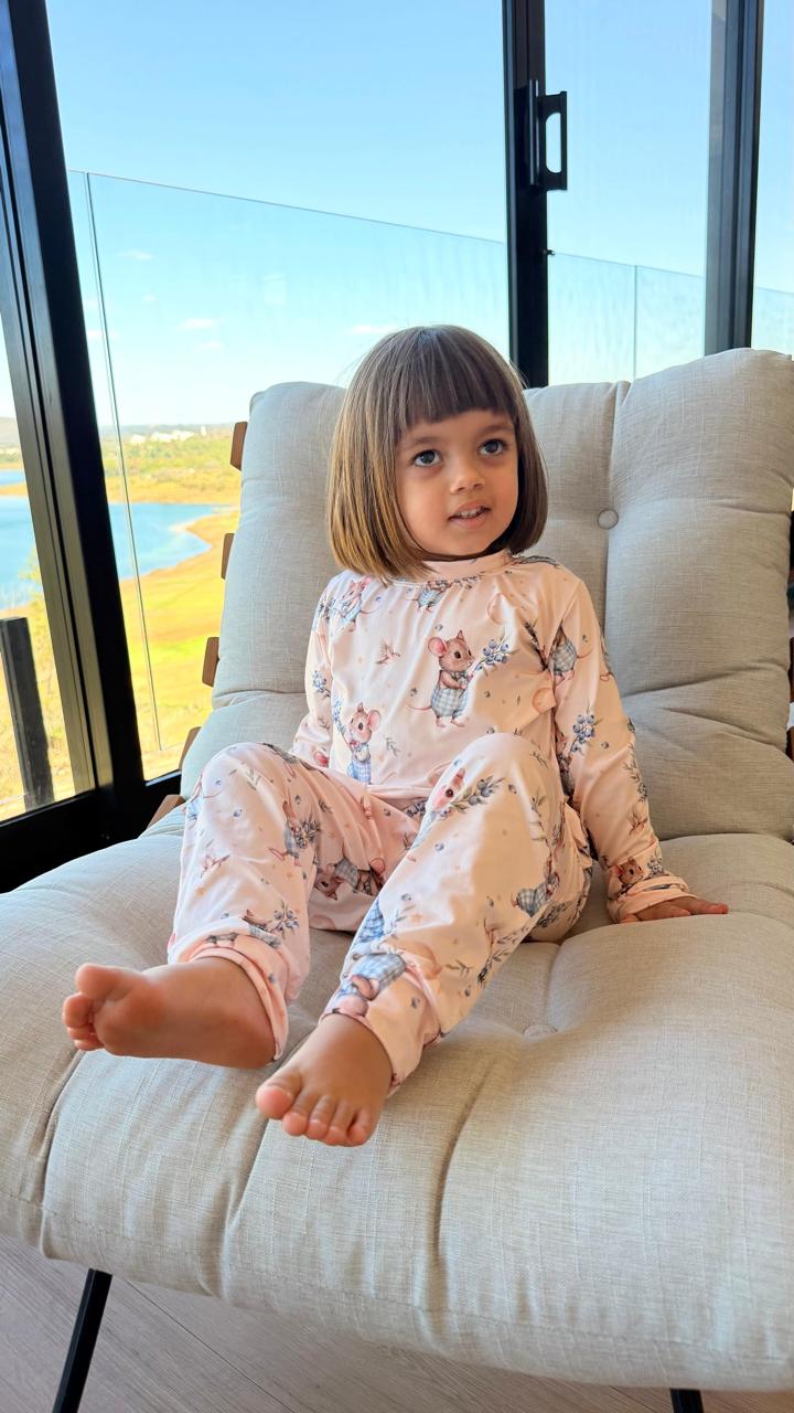 calça femenino ratinho - pandite pijamas