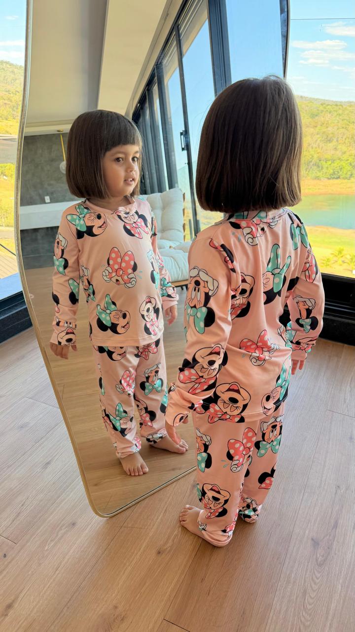 calça femenino minnie - pandite pijamas