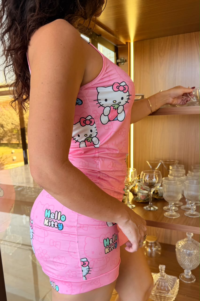 alcinha hello kitty - pandite pijamas