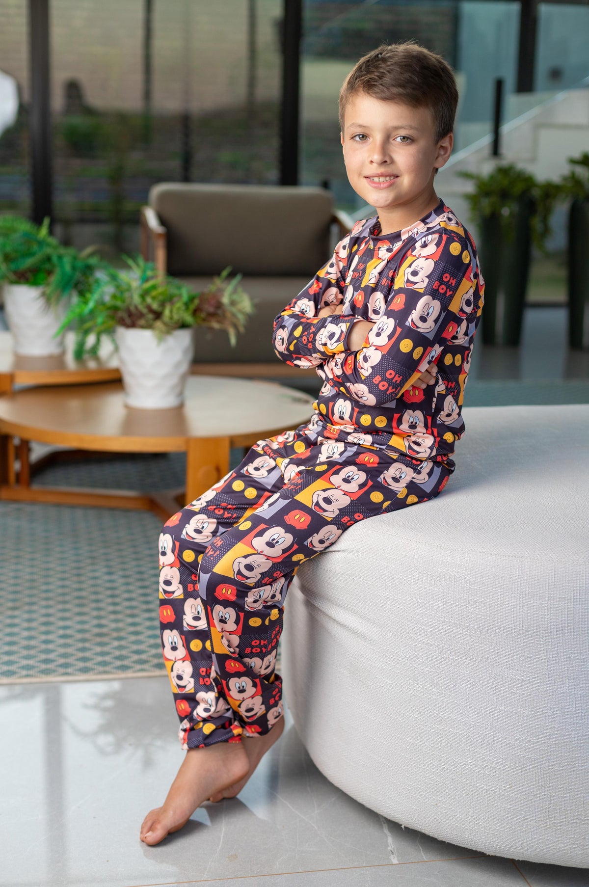 Manga Longa infantil oh boy - pandite pijamas