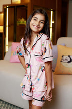 Americano Short Infantil princesas - Pandite pijamas