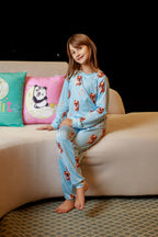 Manga Longa Tradicional infantil cachorrinho spitz- pandite pijamas