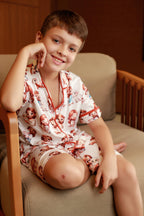 Americano Short Infantil  jesus e ovelhinha - Pandite pijamas