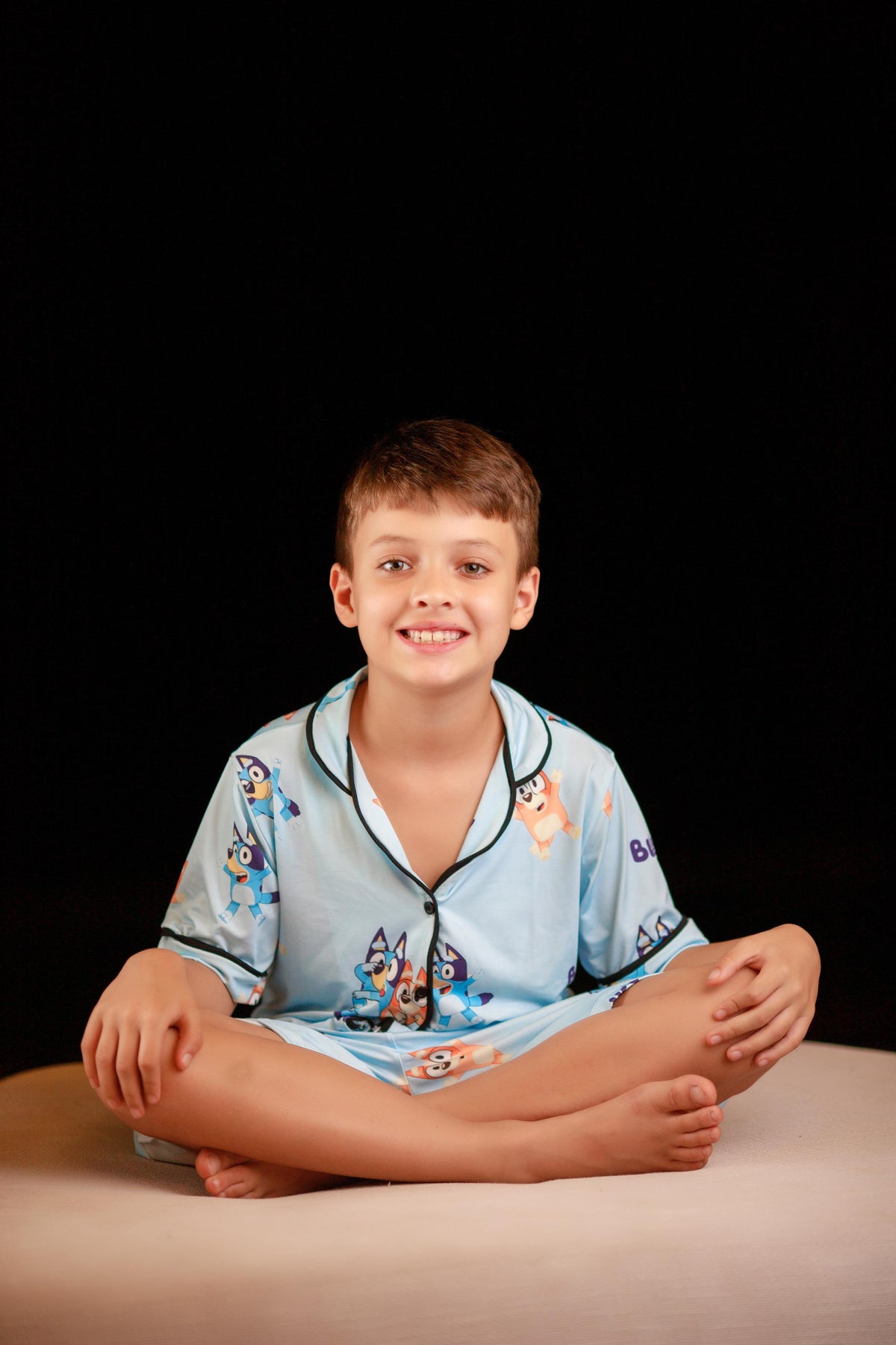 Americano Short Infantil bingo e bluey - Pandite pijamas
