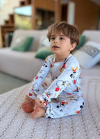 calça masculino mickey white - pandite pijamas