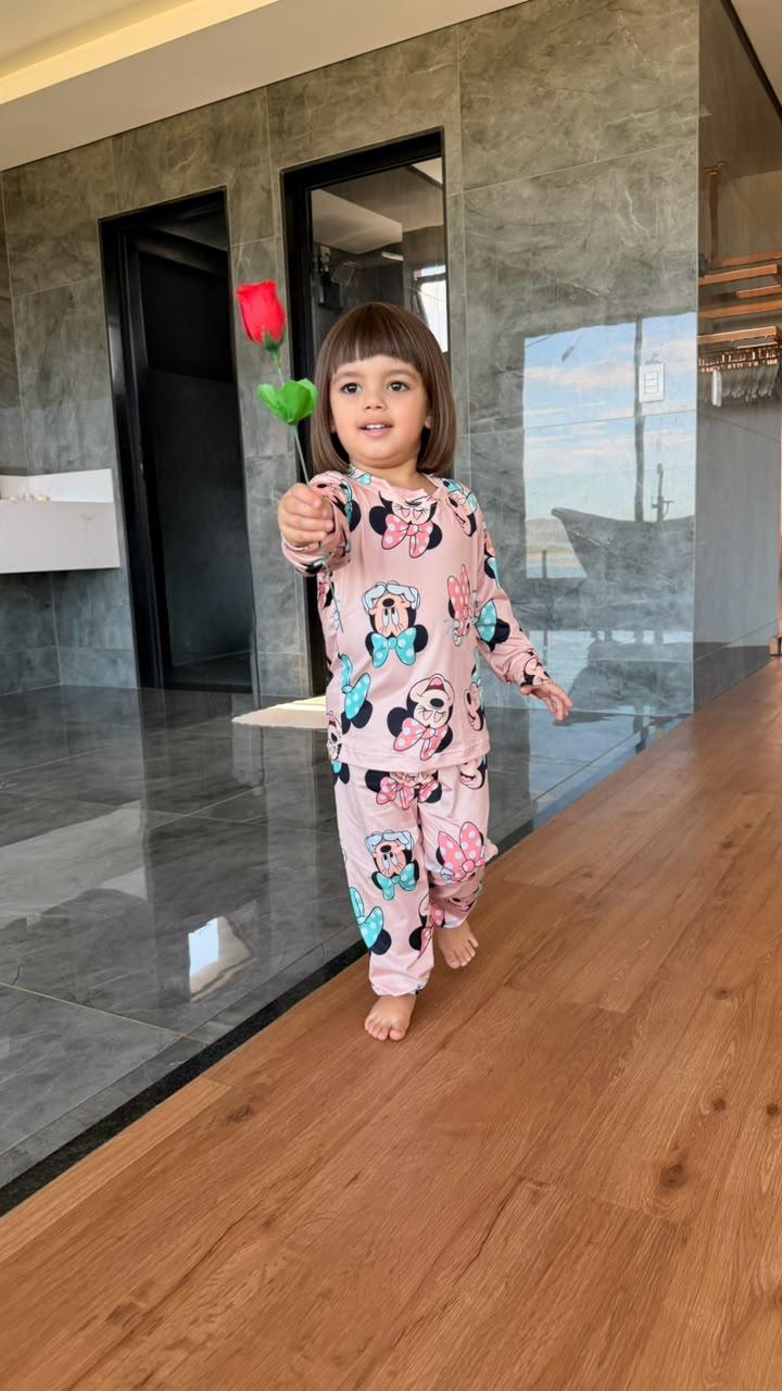 calça femenino minnie - pandite pijamas