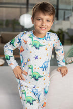 Calça Manga Longa Tradicional infantil Dinossauro Pandite