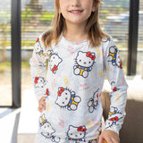 Calça Manga Longa Tradicional infantil Hello ketty branca Pandite
