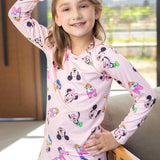 Calça Manga Longa Tradicional infantil Personagens Disney Pandite